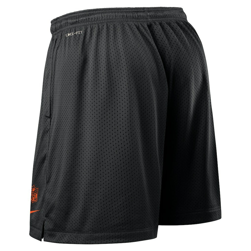 Nike Cincinnati Bengals Sideline Reversible Dri-FIT Shorts Black