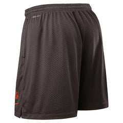 Nike Cleveland Browns Sideline Reversible Dri-FIT Shorts Brown