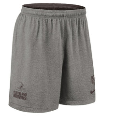 Nike Cleveland Browns Sideline Reversible Dri-FIT Shorts Brown