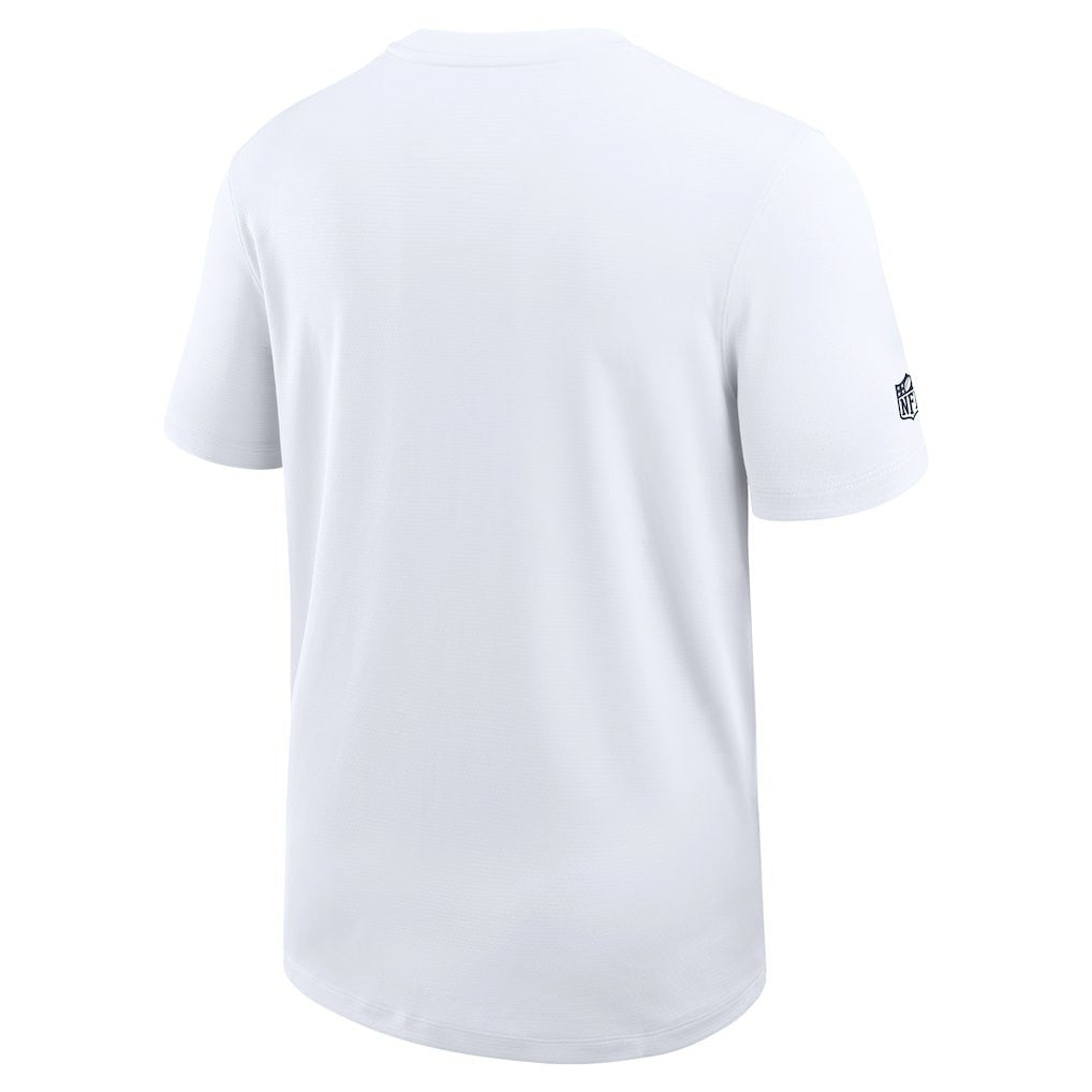 Nike Dallas Cowboys Sideline UV Dri-Fit Coach Shirt White