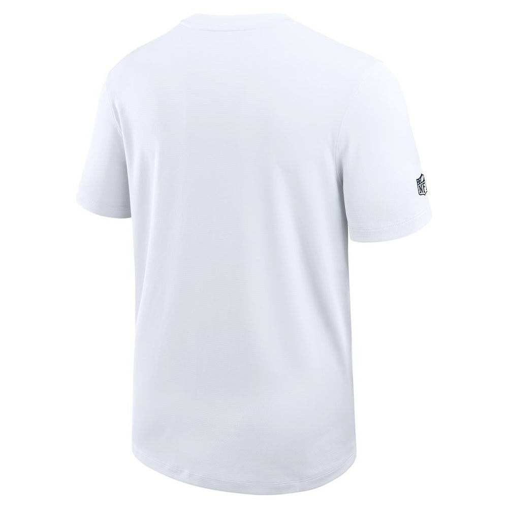 Nike Dallas Cowboys Sideline UV Dri-Fit Coach Shirt White