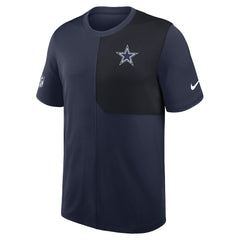 Nike Dallas Cowboys Sideline UV Dri-Fit Coach Shirt Navy