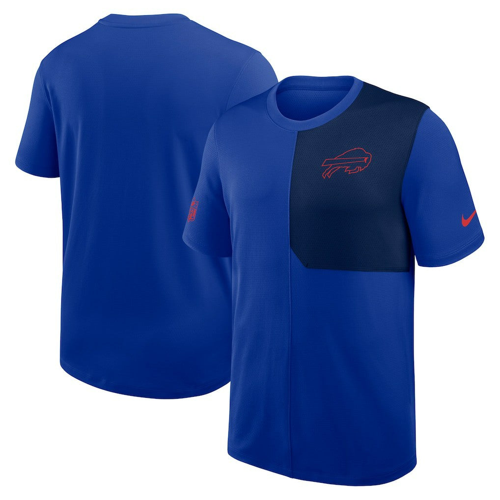 Nike Buffalo Bills Sideline UV Dri-Fit Coach Shirt Royal