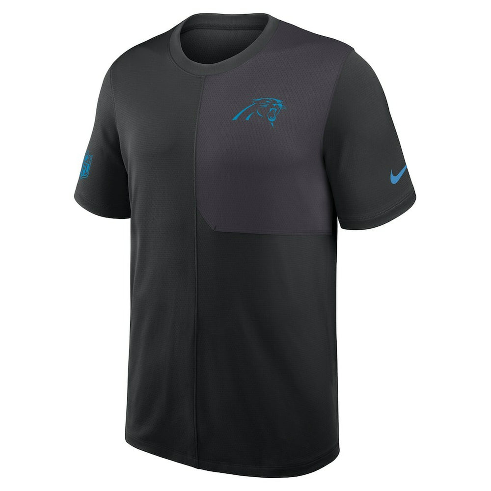 Nike Carolina Panthers Sideline UV Dri-Fit Coach Shirt Black