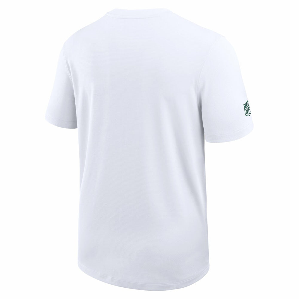 Nike Green Bay Packers Sideline UV Dri-Fit Coach Shirt White
