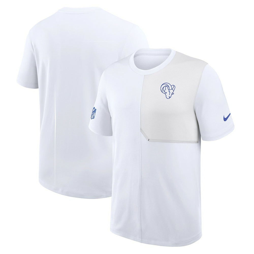Nike Los Angeles Rams Sideline UV Dri-Fit Coach Shirt White