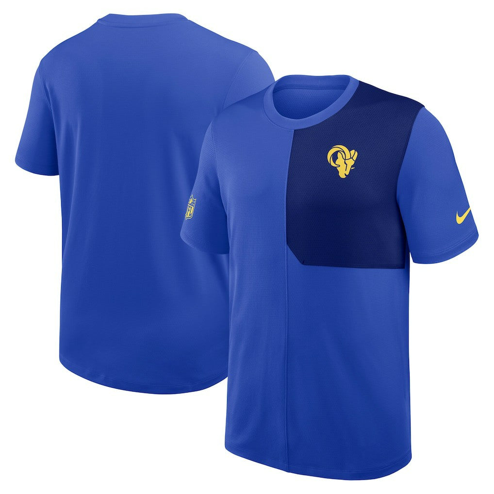 Nike Los Angeles Rams Sideline UV Dri-Fit Coach Shirt Royal