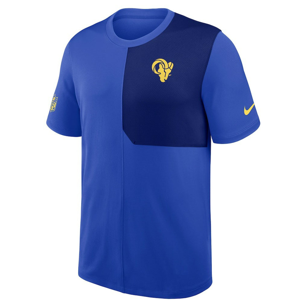 Nike Los Angeles Rams Sideline UV Dri-Fit Coach Shirt Royal