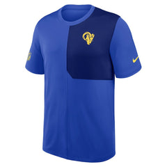 Nike Los Angeles Rams Sideline UV Dri-Fit Coach Shirt Royal