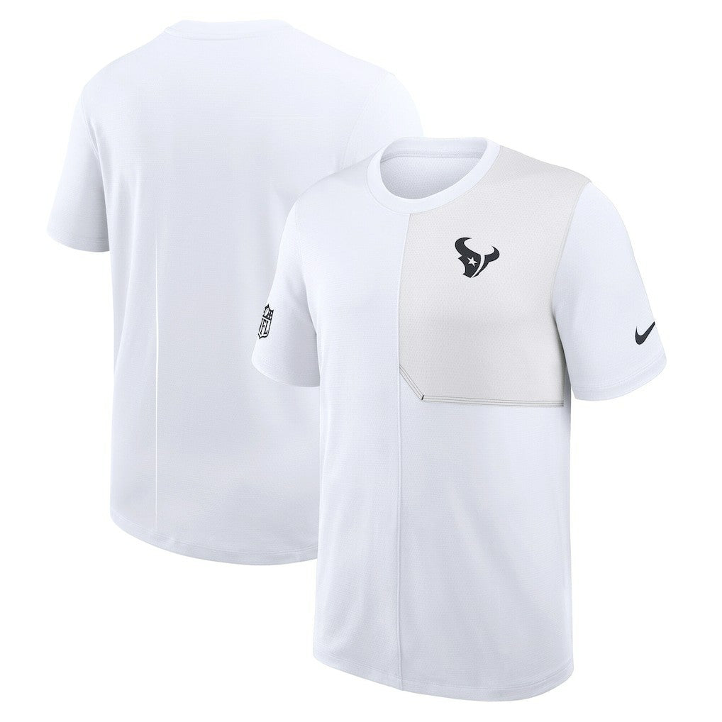 Nike Houston Texans Sideline UV Dri-Fit Coach Shirt White