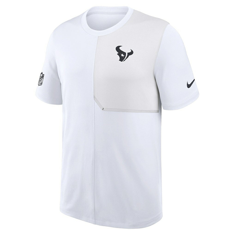 Nike Houston Texans Sideline UV Dri-Fit Coach Shirt White