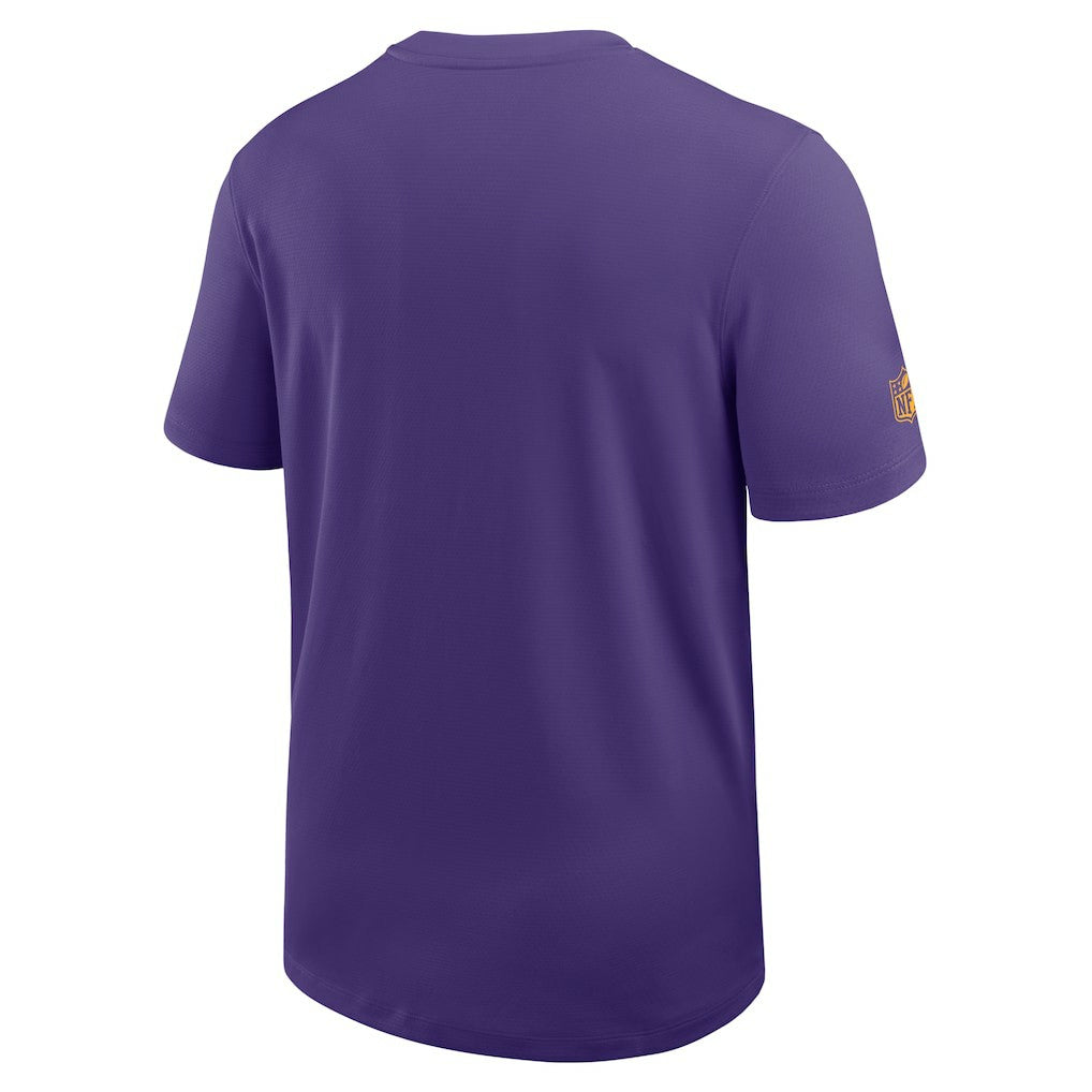 Nike Minnesota Vikings Sideline UV Dri-Fit Coach Shirt Purple