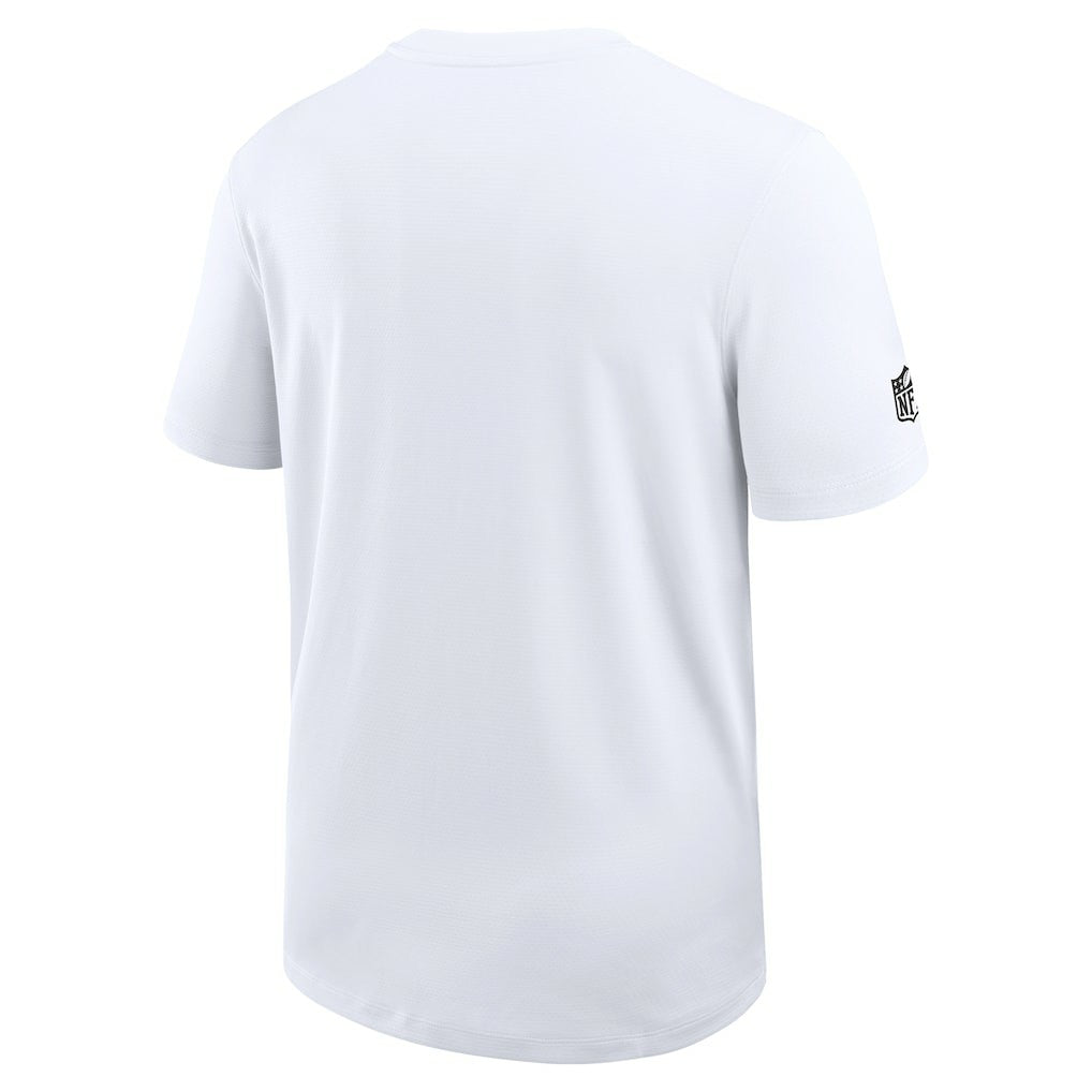Nike New Orleans Saints Sideline UV Dri-Fit Coach Shirt White