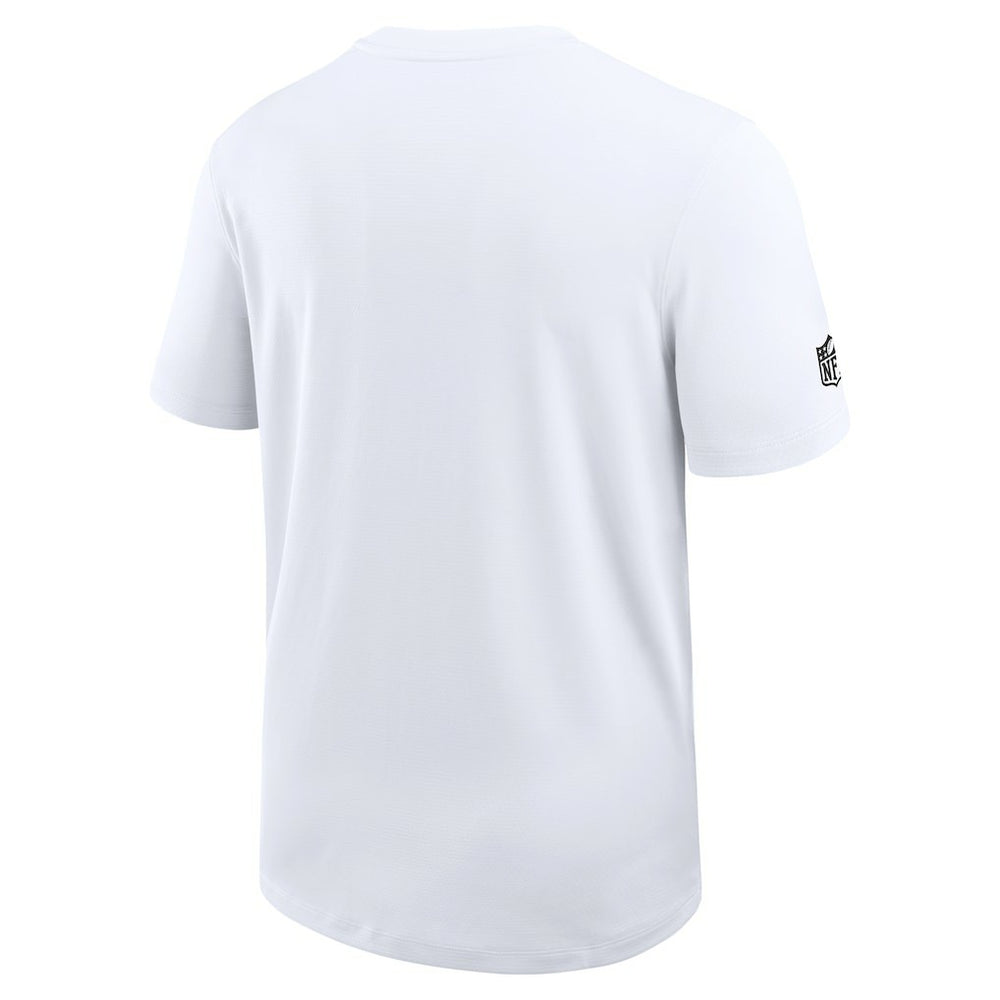 Nike New Orleans Saints Sideline UV Dri-Fit Coach Shirt White
