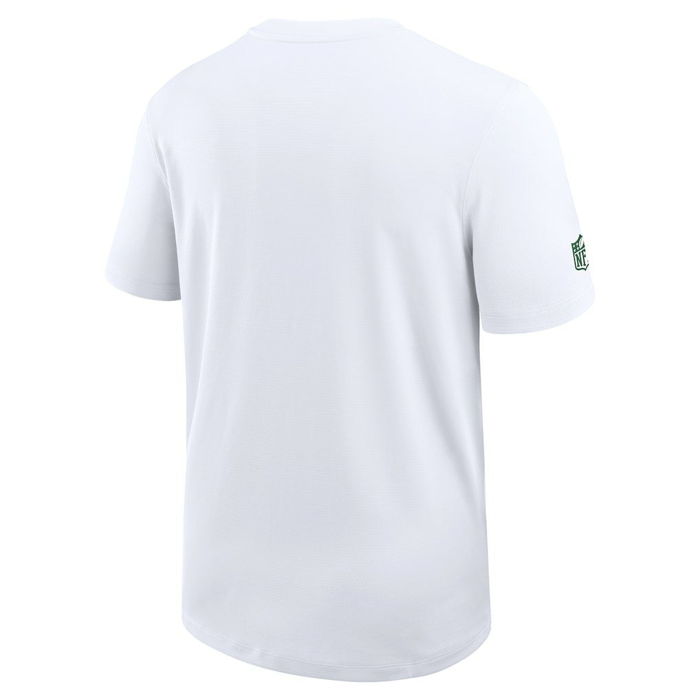Nike New York Jets Sideline UV Dri-Fit Coach Shirt White