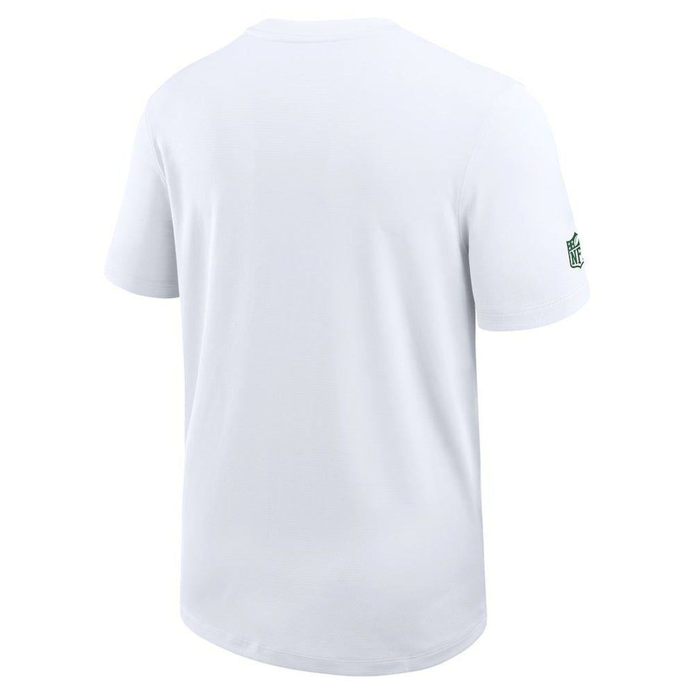Nike New York Jets Sideline UV Dri-Fit Coach Shirt White
