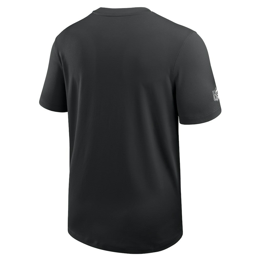 Nike Las Vegas Raiders Sideline UV Dri-Fit Coach Shirt Black