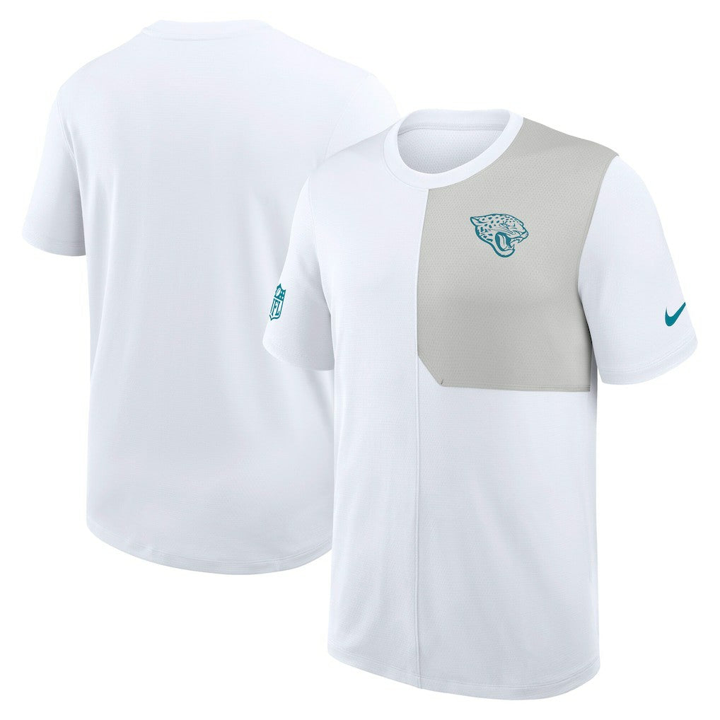 Nike Jacksonville Jaguars Sideline UV Dri-Fit Coach Shirt White