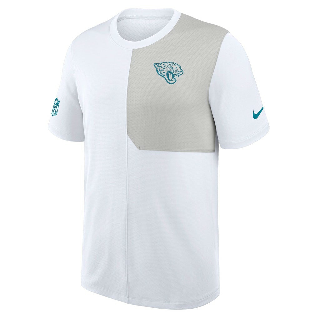 Nike Jacksonville Jaguars Sideline UV Dri-Fit Coach Shirt White