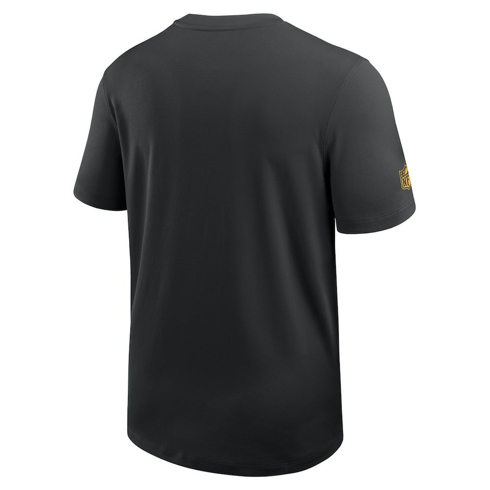 Nike Pittsburgh Steelers Sideline UV Dri-Fit Coach Shirt Black
