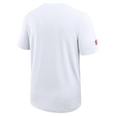 Nike Kansas City Chiefs Sideline UV Dri-Fit Coach Shirt White
