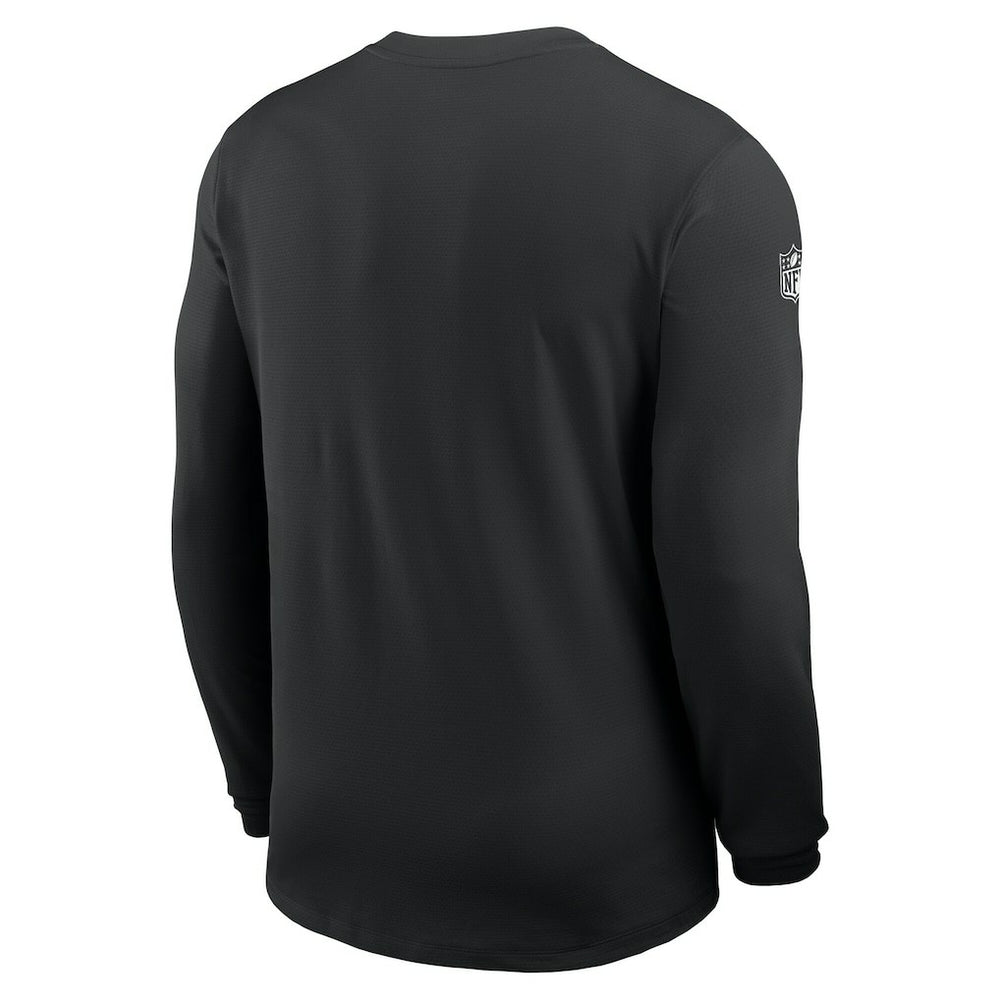 Nike Las Vegas Raiders Sideline Coach UV Dri-FIT Long Sleeve Shirt Black