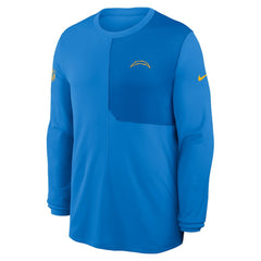 Nike Los Angeles Chargers Sideline Coach UV Dri-FIT Long Sleeve Shirt Powder Blue