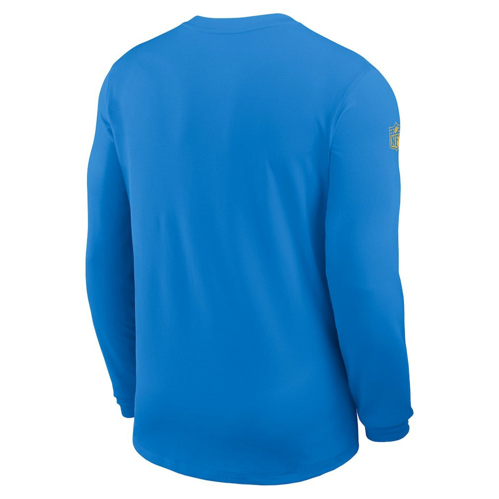 Nike Los Angeles Chargers Sideline Coach UV Dri-FIT Long Sleeve Shirt Powder Blue