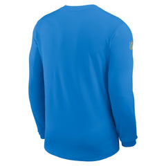 Nike Los Angeles Chargers Sideline Coach UV Dri-FIT Long Sleeve Shirt Powder Blue