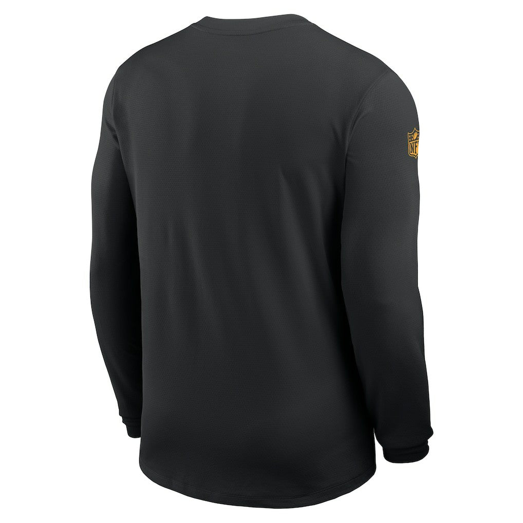 Nike Minnesota Vikings Sideline Coach UV Dri-FIT Long Sleeve Shirt Black
