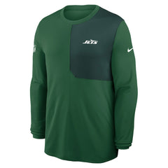 Nike New York Jets Sideline Coach UV Dri-FIT Long Sleeve Shirt Green