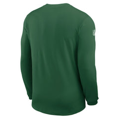 Nike New York Jets Sideline Coach UV Dri-FIT Long Sleeve Shirt Green