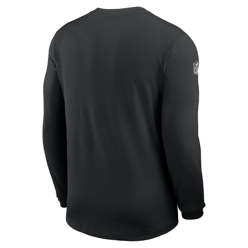 Nike New York Jets Sideline Coach UV Dri-FIT Long Sleeve Shirt Black