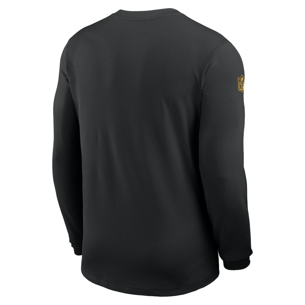 Nike Pittsburgh Steelers Sideline Coach UV Dri-FIT Long Sleeve Shirt Black