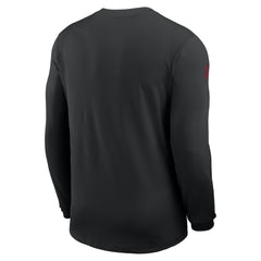 Nike San Francisco 49ers Sideline Coach UV Dri-FIT Long Sleeve Shirt Black