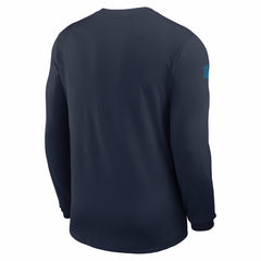 Nike Tennessee Titans Sideline Coach UV Dri-FIT Long Sleeve Shirt Navy