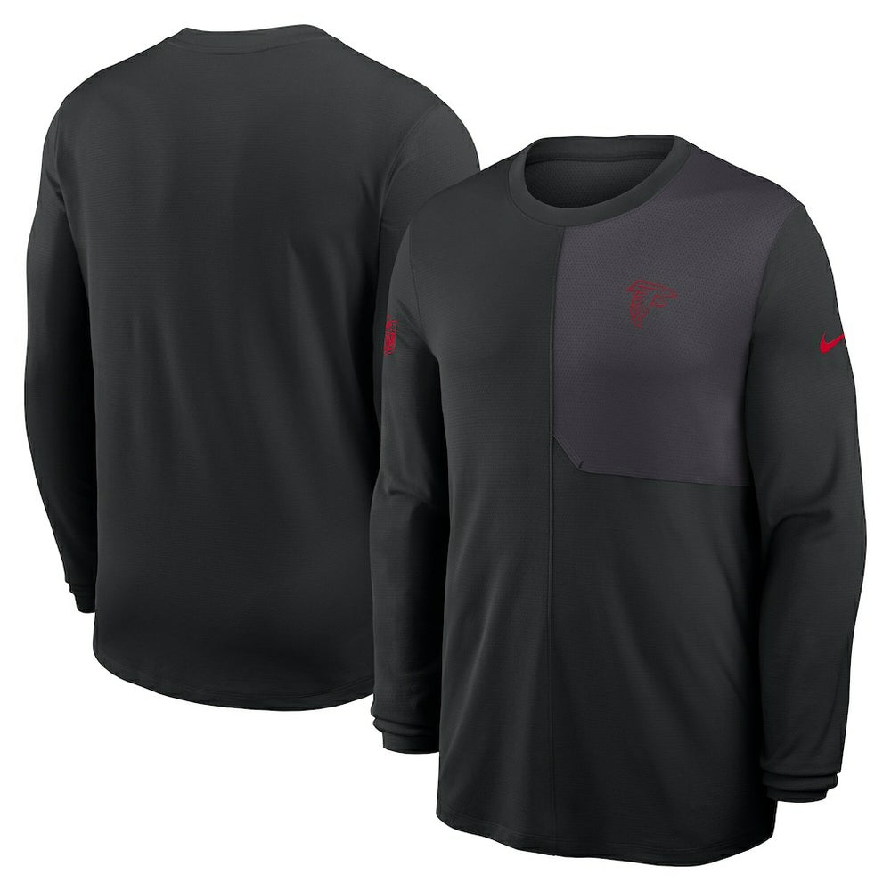 Nike Atlanta Falcons Sideline Coach UV Dri-FIT Long Sleeve Shirt Black