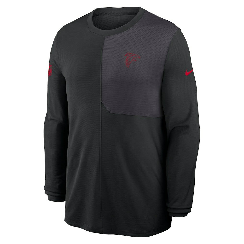 Nike Atlanta Falcons Sideline Coach UV Dri-FIT Long Sleeve Shirt Black