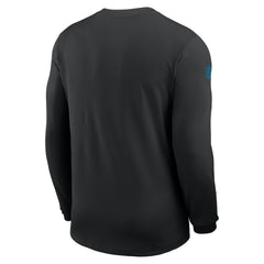 Nike Carolina Panthers Sideline Coach UV Dri-FIT Long Sleeve Shirt Black