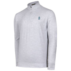 Seattle Mariners Sublime Tri-Blend Quarter-Zip Jacket - Gray - MLB Lifestyle