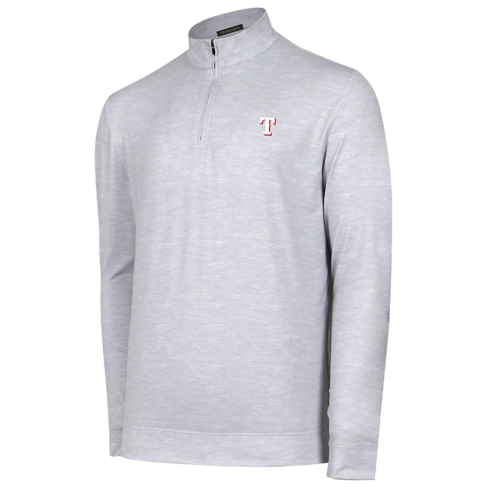 Texas Rangers Sublime Tri-Blend Quarter-Zip Jacket - Gray - MLB Discount