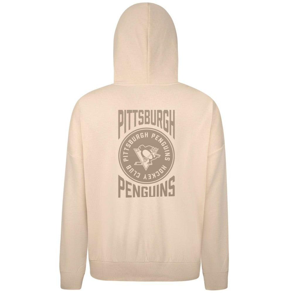 Pittsburgh Penguins Levelwear Contact Stamp Pullover Hoodie - Cream - NHL 202116541
