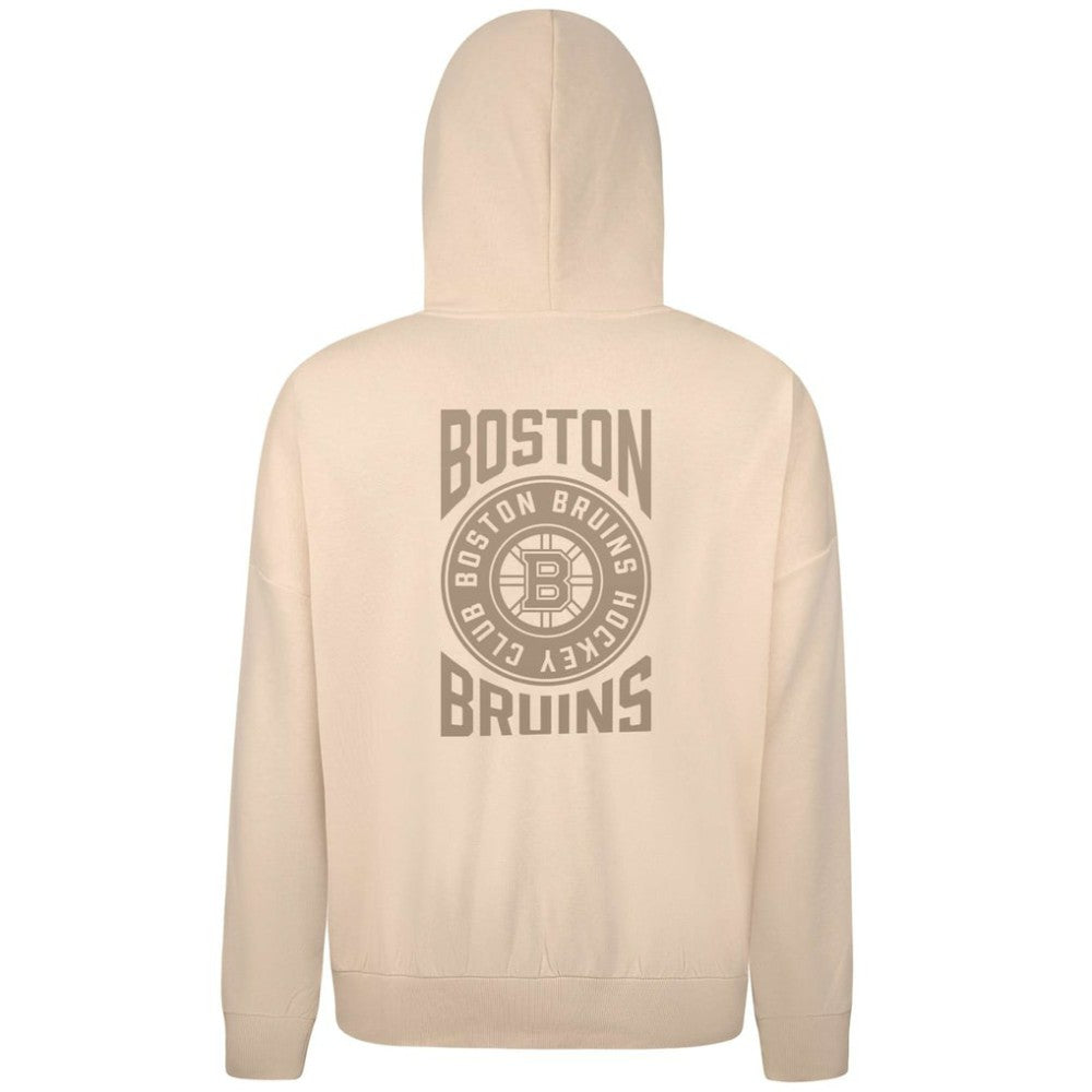 Boston Bruins Levelwear Contact Stamp Pullover Hoodie - Cream - NHL 202116542