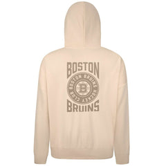 Boston Bruins Levelwear Contact Stamp Pullover Hoodie - Cream - NHL 202116542