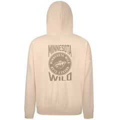 Minnesota Wild Levelwear Contact Stamp Pullover Hoodie - Cream - NHL 202116543