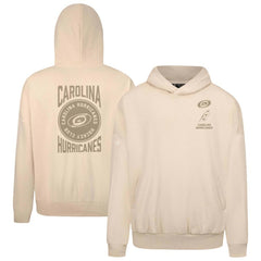 Carolina Hurricanes Levelwear Contact Stamp Pullover Hoodie - Cream - NHL 202116544