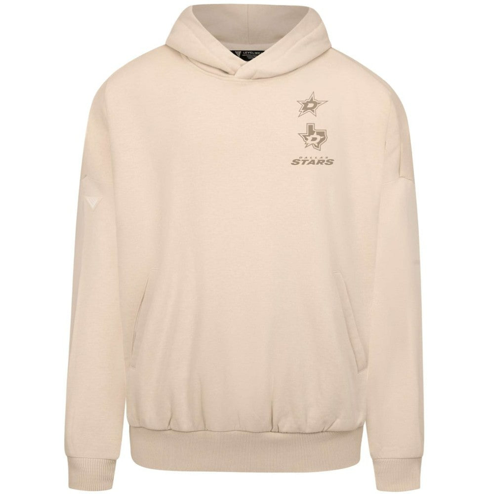 Dallas Stars Levelwear Contact Stamp Pullover Hoodie - Cream - NHL 202116549
