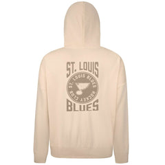 St. Louis Blues Levelwear Contact Stamp Pullover Hoodie - Cream - NHL 202116554