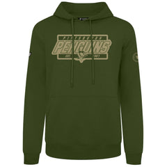 Pittsburgh Penguins Levelwear Podium Pullover Hoodie - Olive - NHL 202116572