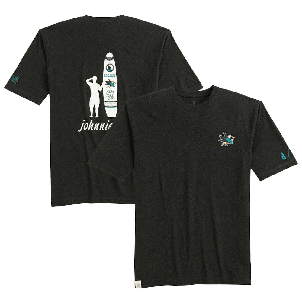 San Jose Sharks johnnie-O Heathered Spencer T-Shirt - Charcoal - NHL 202116616